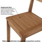 Kit Com 2 Cadeiras Fortaleza Em Madeira Eucalipto Marrom