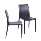 Kit Com 2 Cadeiras Glam Corino Marrom Estrutura De Metal - Or