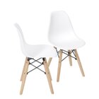 Kit Com 2 Cadeiras Infantis Base Madeira Or-1102 Or Design