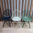 Kit Com 2 Cadeiras Kaila Pp Preto Com Pés Em Polipropileno