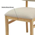 Kit Com 2 Cadeiras Lisboa - Amêndoa