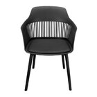 Kit Com 2 Cadeiras Mena Para Sala De Jantar Preto