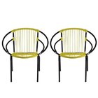 Kit Com 2 Cadeiras Para Jardim Circulares Eclipse