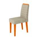 Kit Com 2 Cadeiras Para Mesa De Jantar Berlim Ype Linho Marro