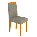 Kit Com 2 Cadeiras Para Mesa De Jantar Isabela Cor Ype Marrom