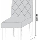 Kit Com 2 Cadeiras Para Mesa De Jantar Isabela Cor Ype Preto