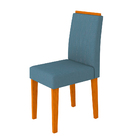 Kit Com 2 Cadeiras Para Sala De Jantar Ana Cor Ype Azul Claro