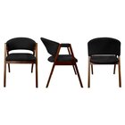 Kit Com 2 Cadeiras Para Sala De Jantar Ávila Sintético Pinhão