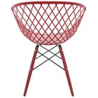 Kit Com 2 Cadeiras Para Sala De Jantar Ayla Dsw Vermelho Falu