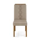 Kit Com 2 Cadeiras Para Sala De Jantar Ayla Freijó/ Veludo Kr