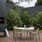 Kit Com 2 Cadeiras Para Sala De Jantar Bali Preto/rattan