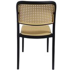 Kit Com 2 Cadeiras Para Sala De Jantar Bali Preto/rattan