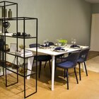 Kit Com 2 Cadeiras Para Sala De Jantar Marcela Azul