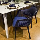 Kit Com 2 Cadeiras Para Sala De Jantar Marcela Azul