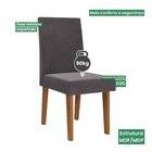 Kit Com 2 Cadeiras Para Sala De Jantar Mdf/mdp Wallace Veludo