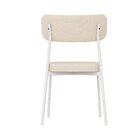 Kit Com 2 Cadeiras Para Sala De Jantar Mona Yescasa Areia Cor