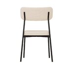 Kit Com 2 Cadeiras Para Sala De Jantar Mona Yescasa Areia Cor