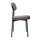 Kit Com 2 Cadeiras Para Sala De Jantar Mona Yescasa Cinza Cor