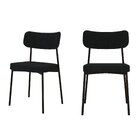 Kit Com 2 Cadeiras Para Sala De Jantar Mona Yescasa Cinza Gra