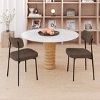 Kit Com 2 Cadeiras Para Sala De Jantar Mona Yescasa Marrom Ca