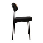 Kit Com 2 Cadeiras Para Sala De Jantar Mona Yescasa Preto/car