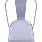 Kit Com 2 Cadeiras Titan De Aço Cinza - Or Design