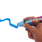 Kit Com 2 Canetas Para Escrever Em Vidros Window Marker  Rosa