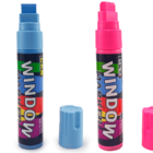 Kit Com 2 Canetas Para Escrever Em Vidros Window Marker  Rosa