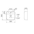 Kit Com 2 Cuba De Apoio Quadrada Com Mesa 38,5cmx38,5cmx14cm