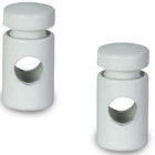 Kit Com 2 Desviador De Cabo Para Pendentes Lustre Branco