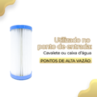 Kit Com 2 Filtros Plissado Lavável 10 Polegadas X 4 1/2 Big B