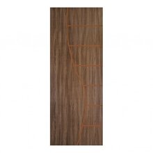 Kit Com 2 Folhas De Porta Madeira Decorada 210x90cm Espessura