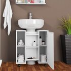 Kit Com 2 Gabinetes De Coluna 1 Porta Pequin Branco