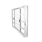 Kit Com 2 Janelas De Aço De Correr 100x150cm 4 Folhas Com Gra