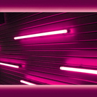 Kit com 2 Lâmpadas Tubulares LED T8 10W 60cm – Cor Rosa