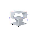 Kit Com 2 Mesa De Cabeceira Spin Para Quarto Casal Poquema