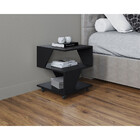 Kit Com 2 Mesa De Cabeceira Spin Para Quarto Casal Poquema