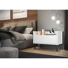 Kit Com 2 Mesas De Cabeceira 60cm Retrô Multimóveis V3633