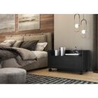 Kit Com 2 Mesas De Cabeceira 80cm Com Rodízios Multimóveis V4