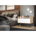 Kit Com 2 Mesas De Cabeceira 80cm Retrô Multimóveis V4002