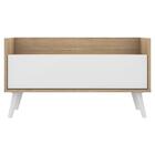 Kit Com 2 Mesas De Cabeceira 80cm Retrô Multimóveis V4002