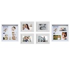 Kit Com 2 Paineis De Fotos E 4 Quadros 69297-kapos - Branco