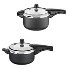 Kit Com 2 Panelas De Pressão Antiaderente 6 Litros E 3 Litros