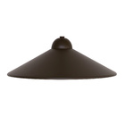 Kit com 2 Pendentes 1 Lâmpada Marrom Metal Braga