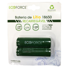 Kit Com 2 - Pilha Bateria Lítio Recarregável 3,7v 2200mah Lum
