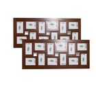 Kit Com 2 Porta Retrato Multifotos Molduras Marília 12 Fotos