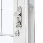 Kit Com 2 Portas De Aço Com Postigo 215x83cm Com Grade Quadri