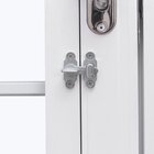 Kit Com 2 Portas De Aço Com Postigo 215x83cm Com Grade Quadri