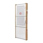 Kit Com 2 Portas De Aço Com Postigo 215x83cm Com Grade Quadri