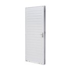 Kit Com 2 Portas De Aço Lambri 215x83cm Batente 12cm Qualitys